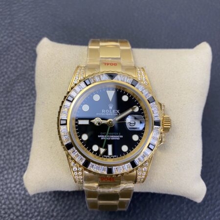 Rolex GMT Master-II Rainbow Diamond Gold (40MM)