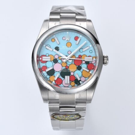 Rolex Oyster Perpetual Ice Blue Bubble Pattern (41MM)